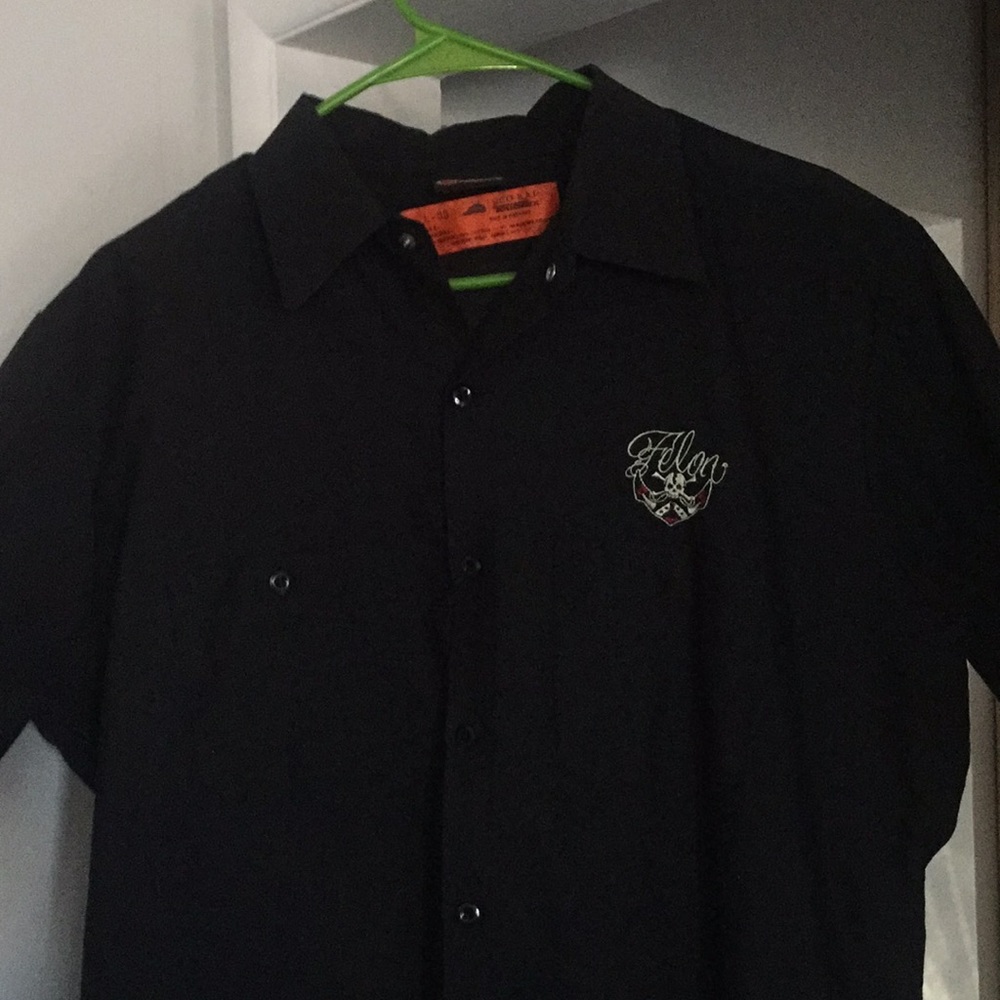 Early 2000s felon workshirt short sleeve